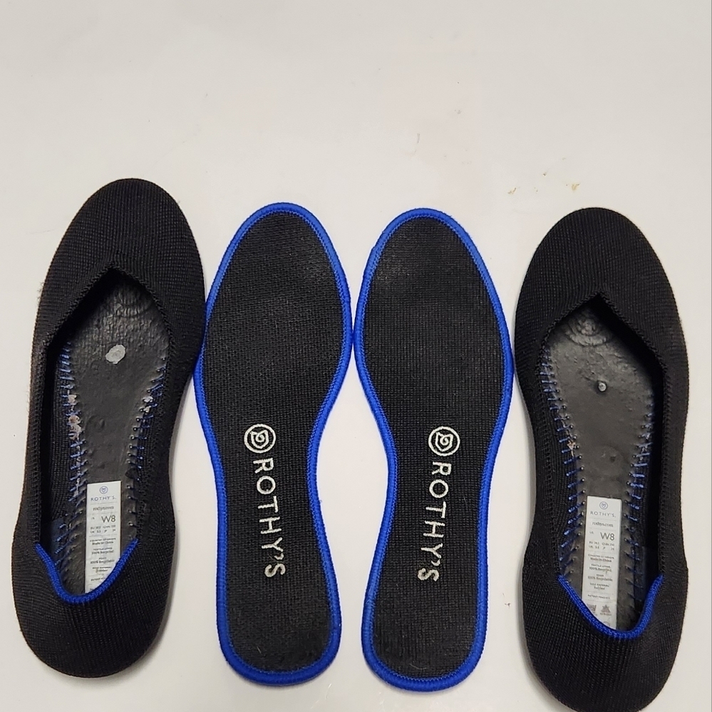 Rothys Solid‎ Black Flats - Picture 5 of 10